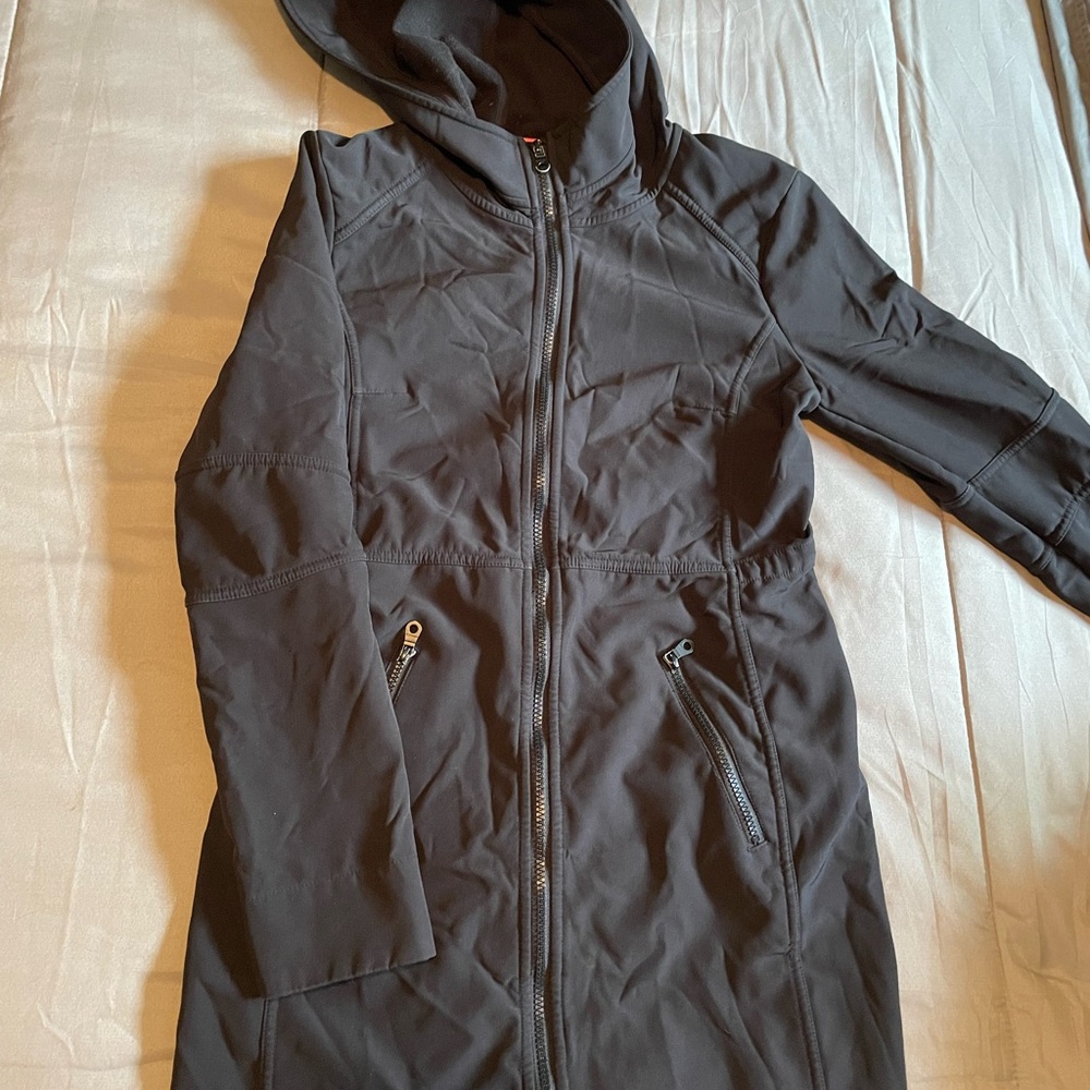 Women's Hooded Ski Jacket in Black